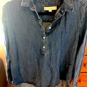 Loft chambray shirt